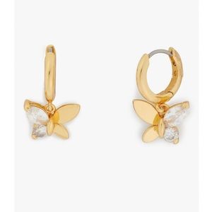 Kate Spade social butterfly huggies